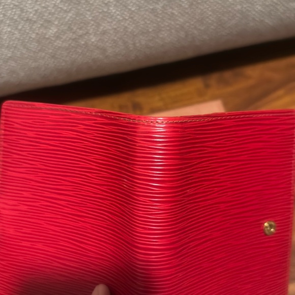 Louis Vuitton Authentic Red Epi Leather Small Agenda PM/ Passport Holder CA0959 - Picture 9 of 17